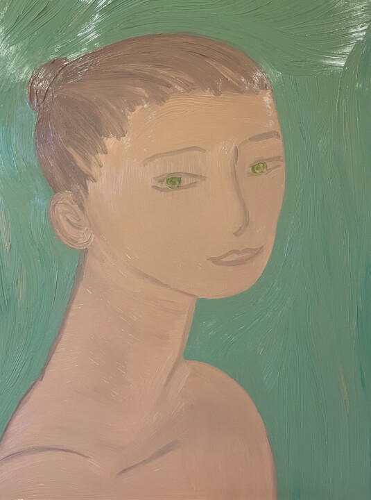 Not for sale or Self-portrait 绘画, 31.5x23.6 in