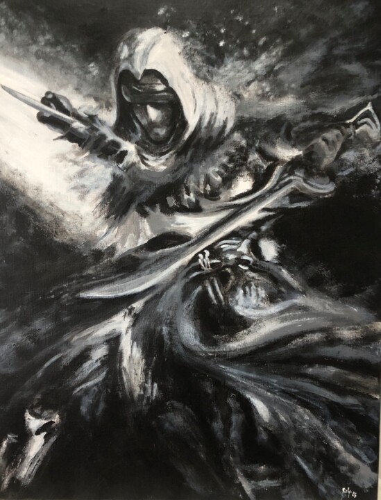 Assassin’s creed 1 绘画, 25.6x19.7 in