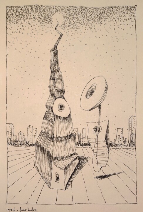 图画,  7.9x5.9 in 