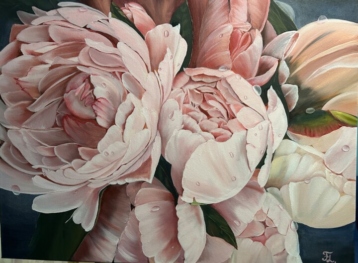 Aube de pivoines Картина, 23,6x31,5 in