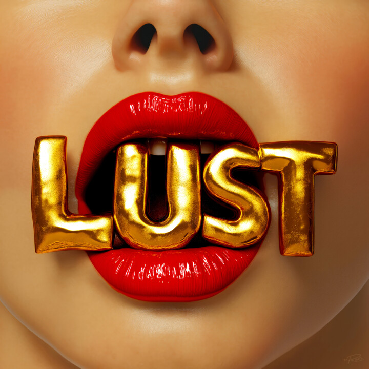 Mystic Lips - Radiant Lust 数字艺术