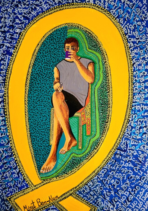 绘画,  13.8x9.8 in 