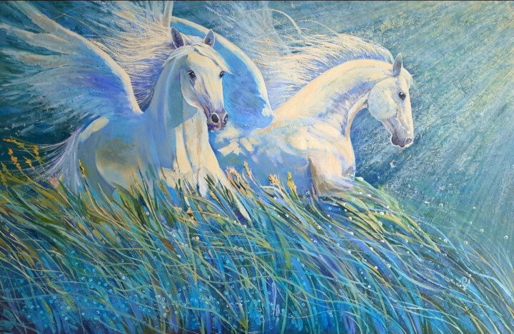 Take to the air🌈 绘画, 39.4x59.1 in