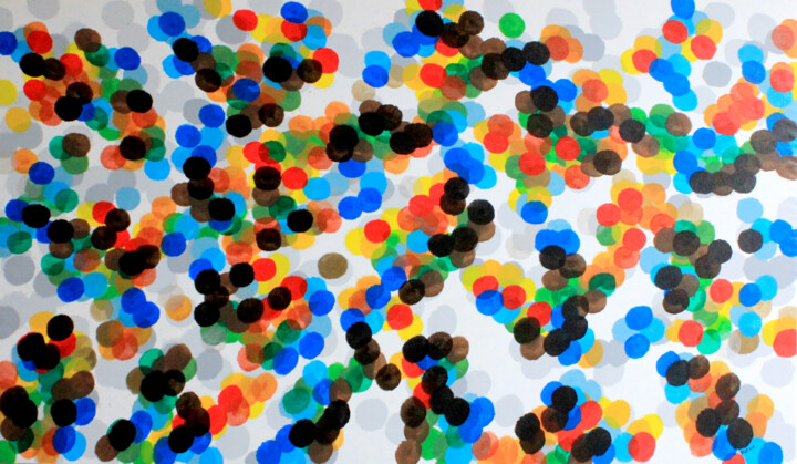 Les saisons 绘画, 44.9x76.4 in