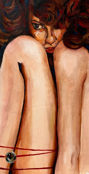 Evening 绘画, 47.2x23.6 in