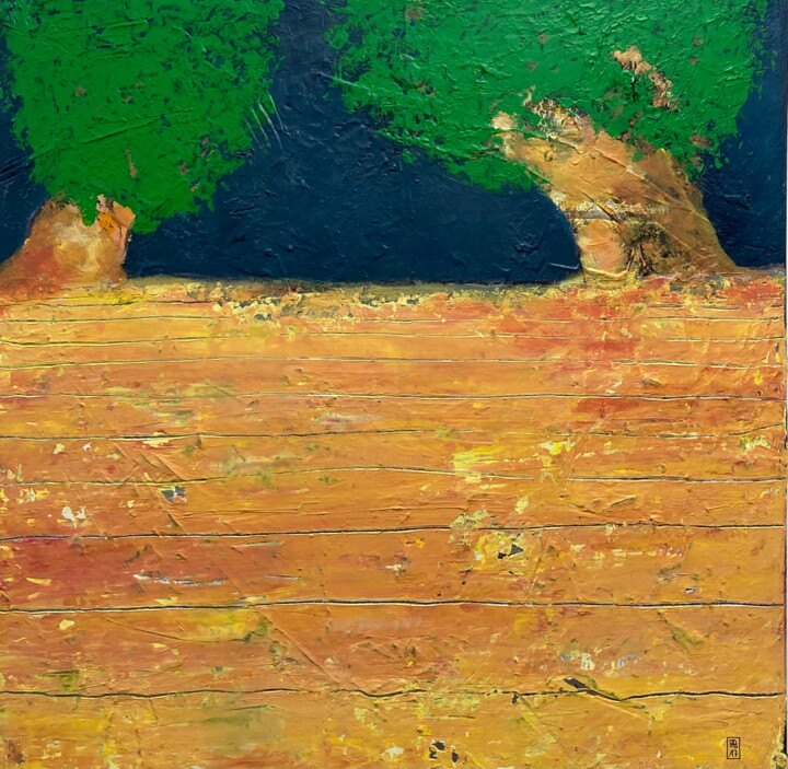 Murmure des oliviers 绘画, 19.7x19.7 in