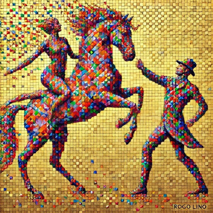 Caballo desbocado 1 数字艺术