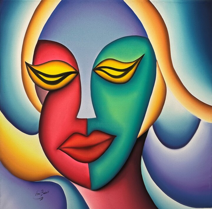 Donna Innamorata Картина, 38,6x38,6 in