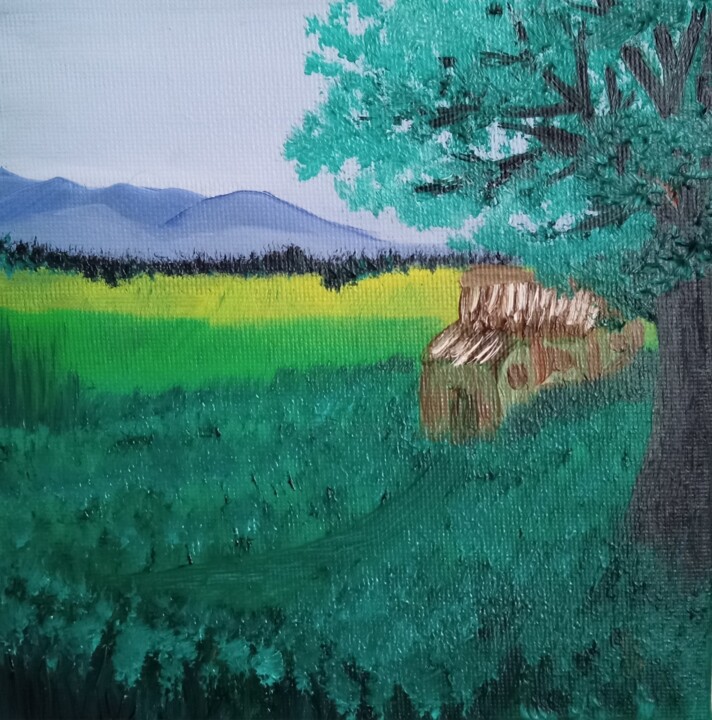 绘画,  5.9x5.9 in 