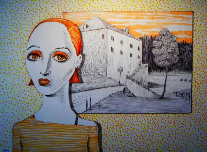 This is my home 图画, 11.8x15.8 in