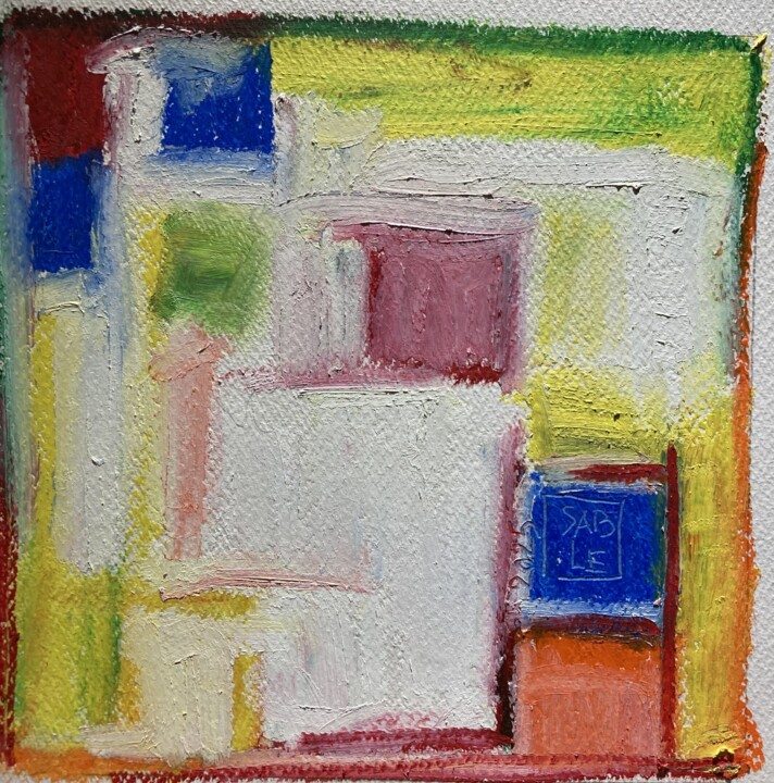 paysage urbain 0016 Картина, 7,9x7,9 in