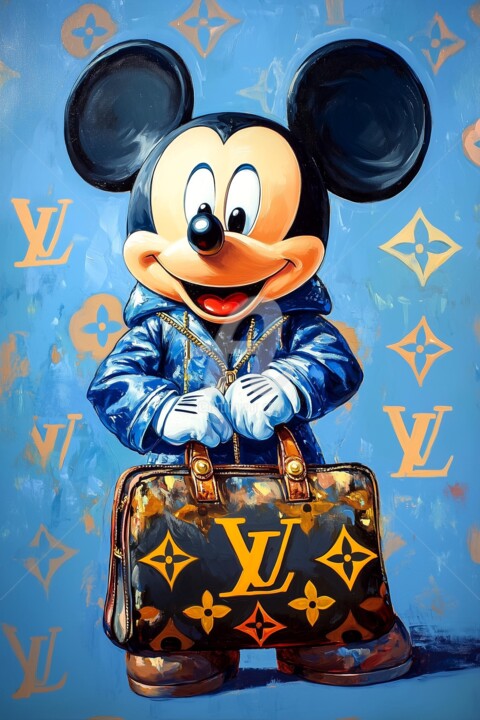 Disegno intitolato "Whimsical Vuitton M…" da Lea Ottavi, Opera d'arte originale, Stampa digitale
