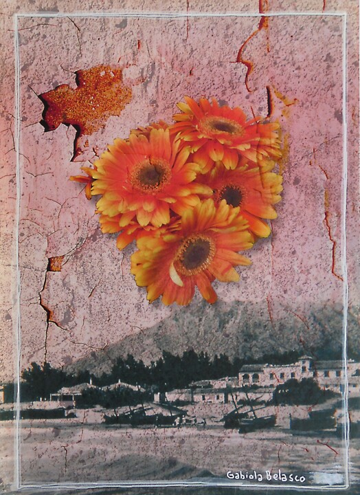 Flowers 001 绘画, 23.6x16.7 in