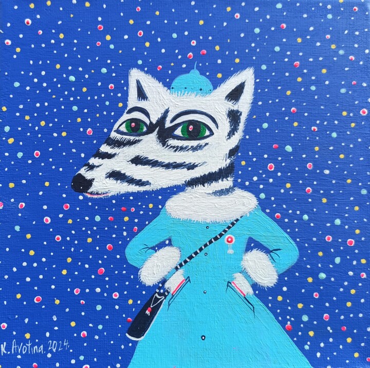 绘画,  7.9x7.9 in 