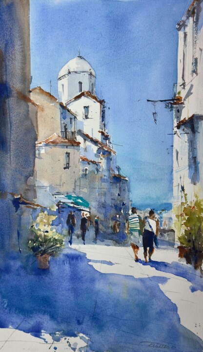 Mediterranean vibe Malarstwo, 12,6x9,8 in