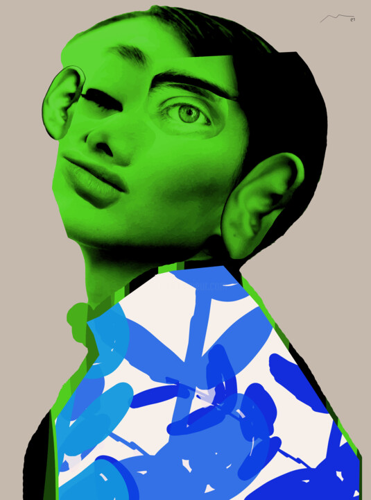 Le Cubiste N13 数字艺术