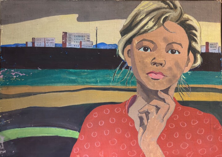 factory girl / price on request 绘画, 19.7x27.6 in