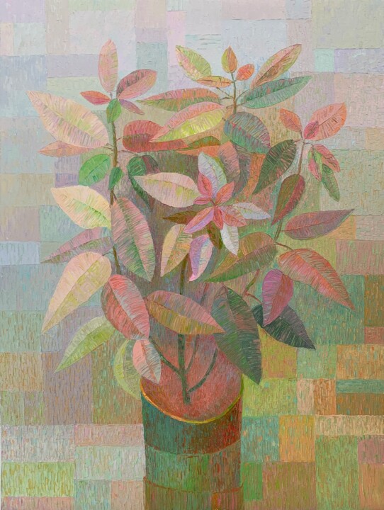 Winter Blossom Schilderij, 21,7x16,1 in