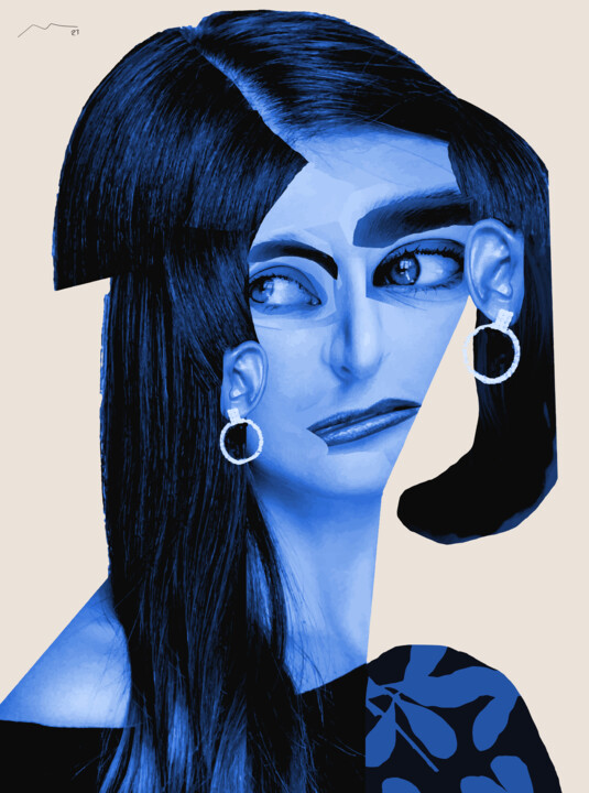 Le Cubiste N19 Dijital Sanat