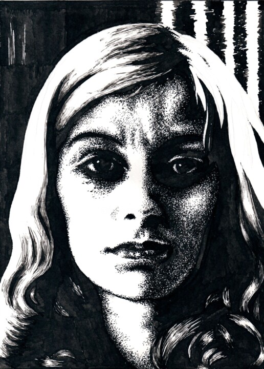 In Front of the Mirror / Перед зеркалом 图画, 8.7x6.3 in