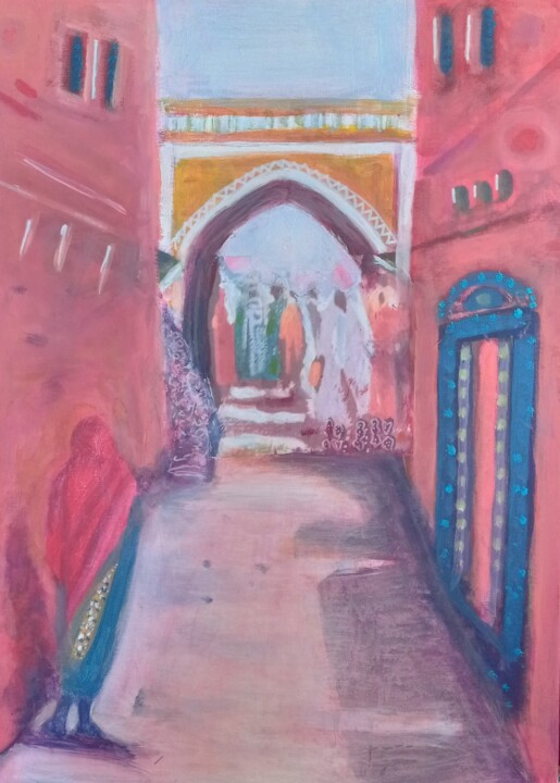 There is no looking back 绘画, 27.6x19.7 in