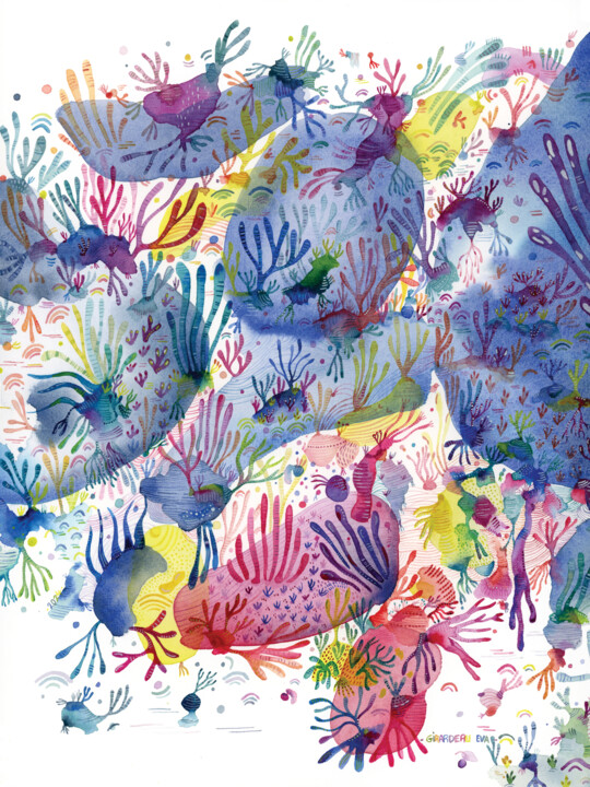 Micro jardin N°7 绘画, 15.8x11.8 in