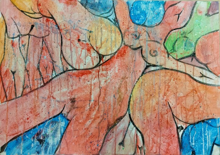 Egon Schiele 绘画, 19.7x27.6 in