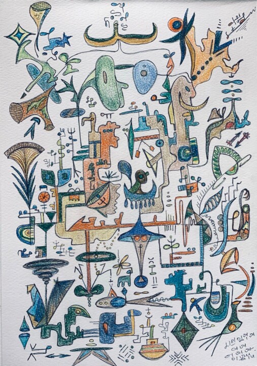 图画,  15.4x10.6 in 