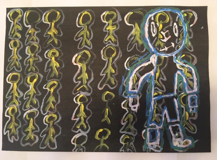 effacé2 绘画, 8.3x11.7 in