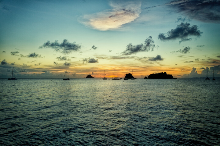 Couché de Soleil sur les Ilets Fotografia