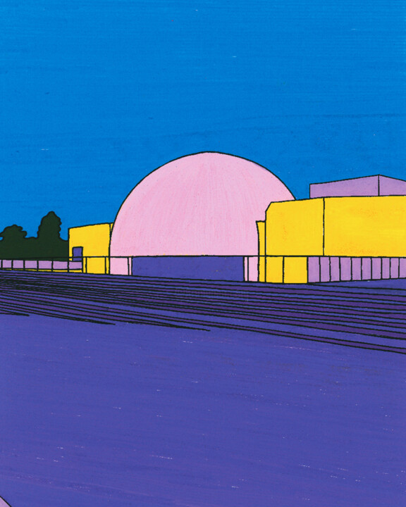 PLANETARIO 图画, 16.5x11.8 in