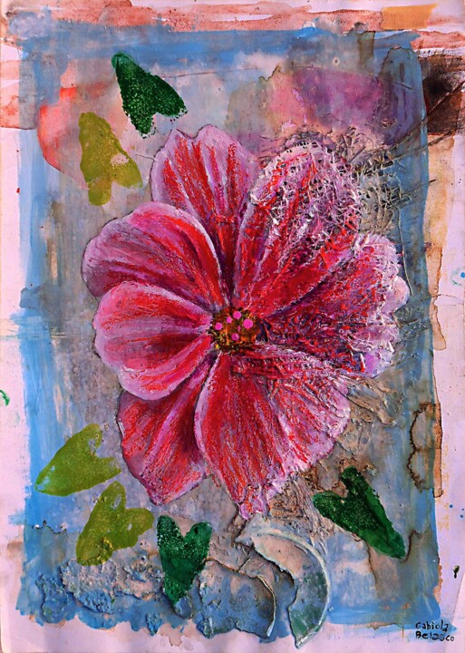 Flowers 002 绘画, 16.5x11.7 in