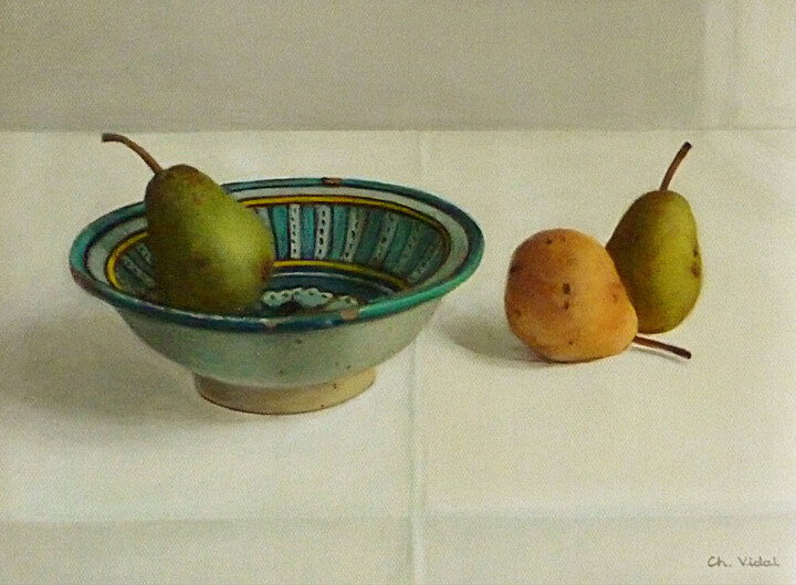 Trois poires 绘画, 11.8x15.8 in