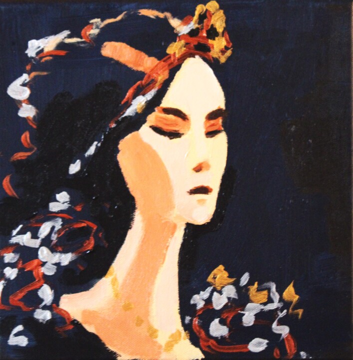 Princess 4 绘画, 9.8x9.8 in