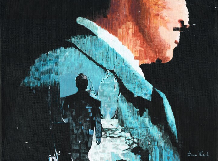 绘画 标题为“Duality and Memory…” 由Annawed, 原创艺术品, 丙烯 安装在木质担架架上