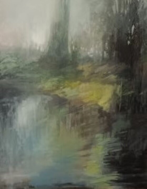 Painting titled "Attraversamenti "Tr…" by Claudio Marciano, Original Artwork, Oil