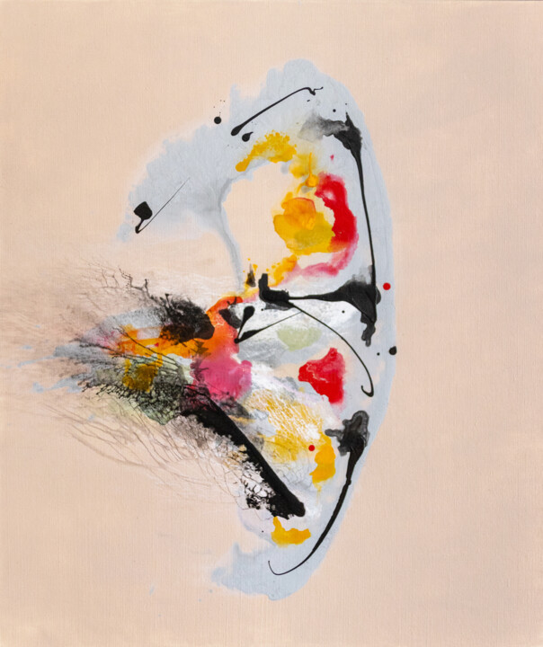 Peinture intitulée "Radiant Dissorder" par Weronika Dylag, Œuvre d'art originale, Acrylique Monté sur Châssis en bois
