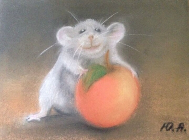 Ratatouille 绘画, 7.1x9.8 in