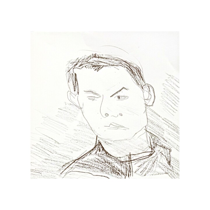 Portrait of a young man 图画, 9.8x11.8 in