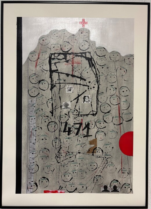 Painting titled ""471"" by Franck.A, Original Artwork, Acrylic