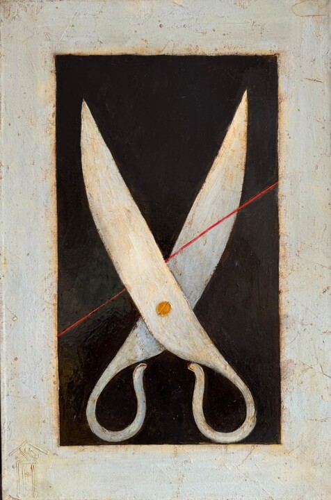 Scissors 绘画, 23.6x15.8 in