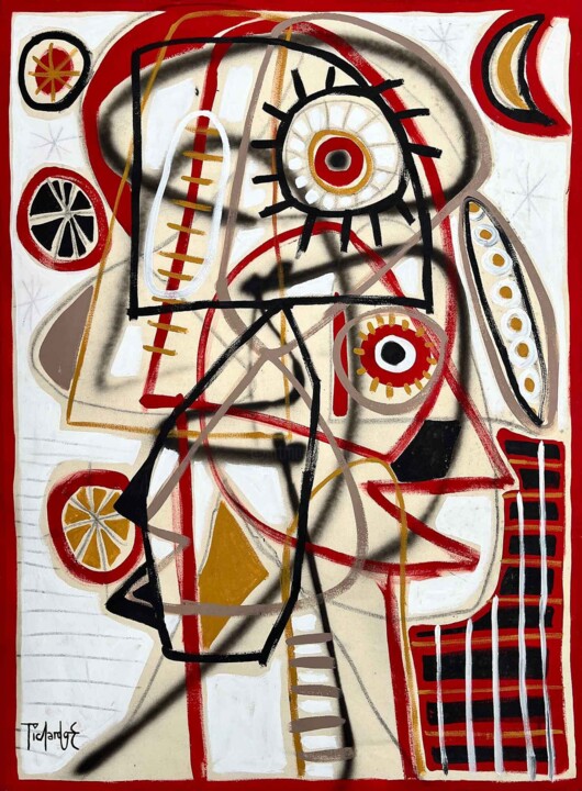 Cuerpos en bruto 绘画, 59.1x43.3 in