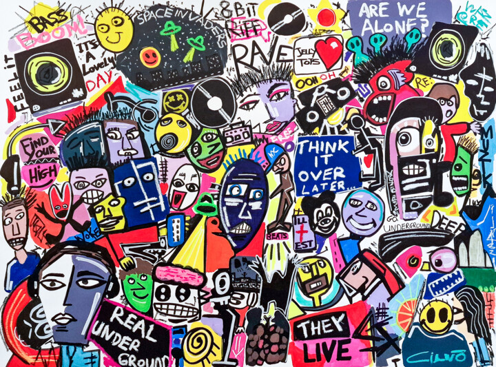 Think It Over Later 绘画, 42x56 in