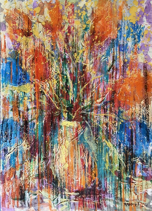 Fantasy with Flowers 224 绘画, 23.2x16.5 in