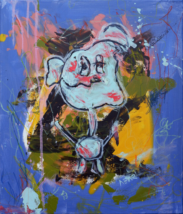 Яркий друг 绘画, 27.6x23.6 in