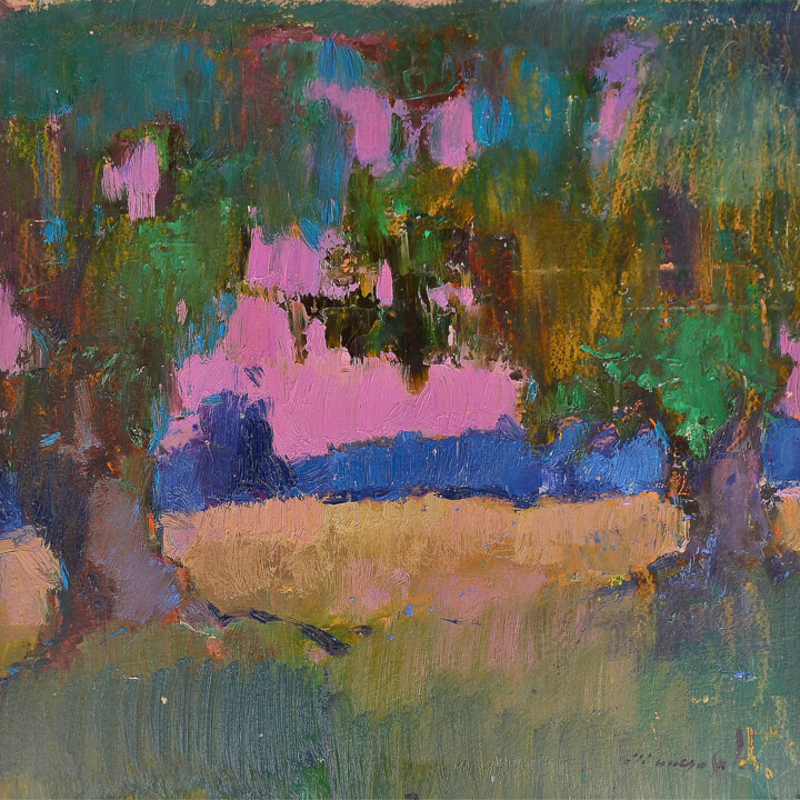 Between the Trees Pittura, 15,4x15,8 in