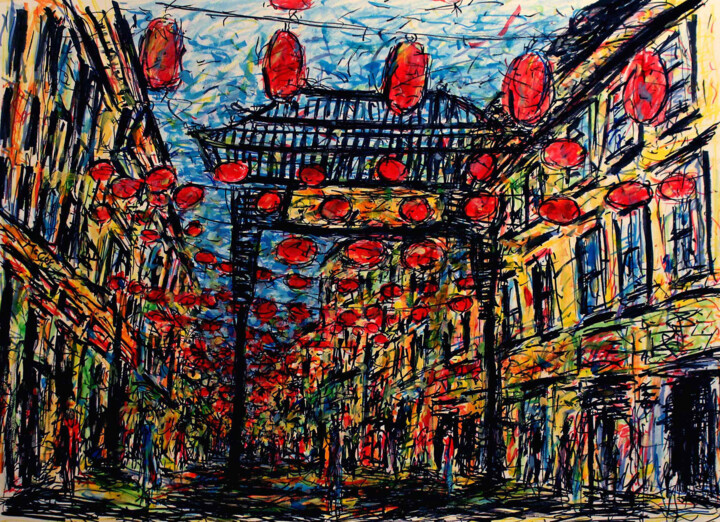 图画,  21.7x27.6 in 