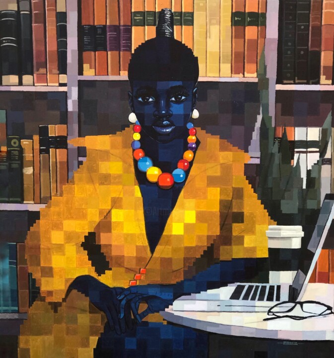 In my world, I rule Tablo, 60x55 in