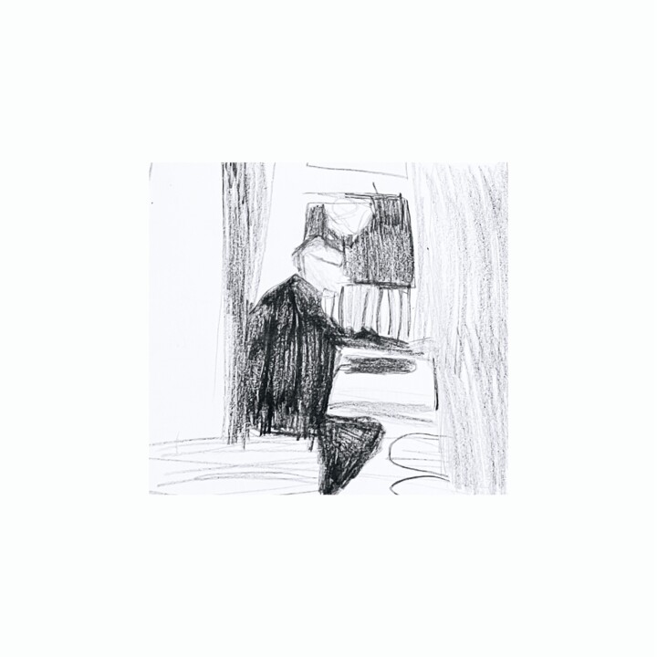 Sketch study 图画, 9.8x11.8 in