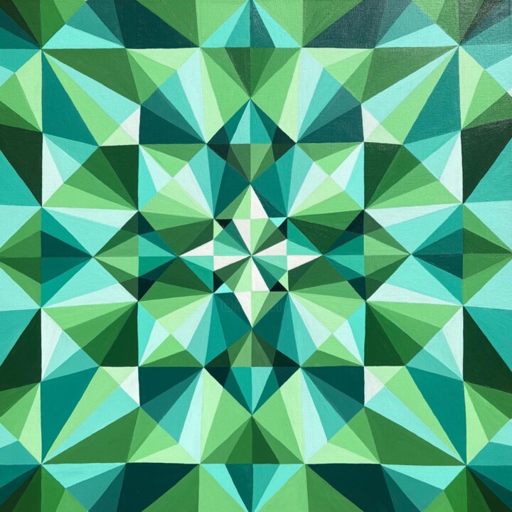 绘画,  19.7x19.7 in 